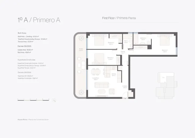 Apartamento 3 habitaciones 91m² en venta - Parque Central — 20