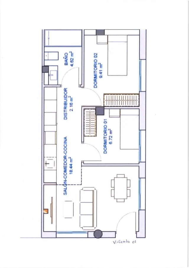Apartamento 2 habitaciones 48m² en venta - Cayitas