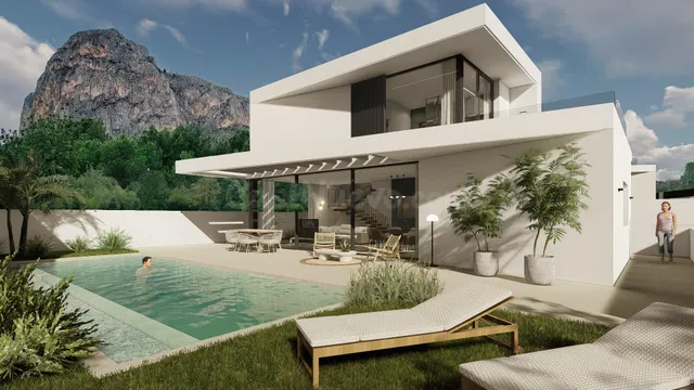 IMPRESIONANTE VILLA EN POLOP DE LA MARINA - ALICANTE