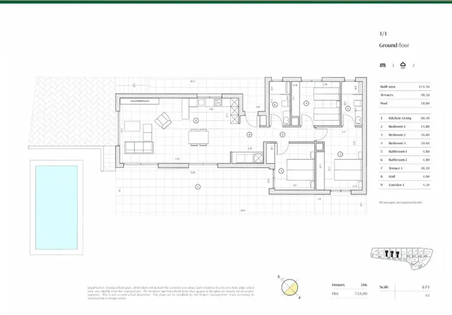 Villa de una planta con solárium de 115 m2 en Finestrat — 16