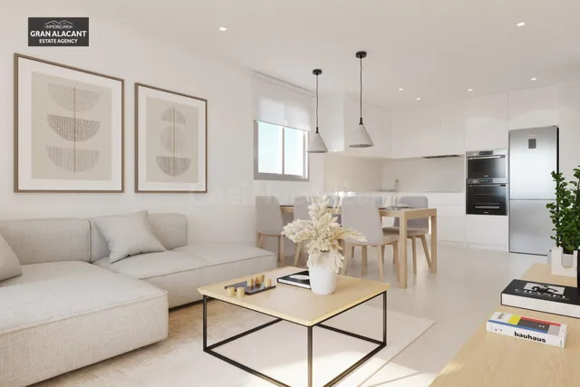 Piso de obra nueva en un moderno residencia