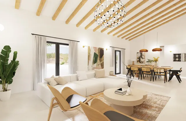 Proyecto de una casa de planta baja lujosa y piscina — 11