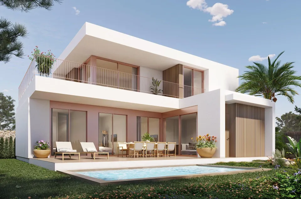 Villa con 4 dormitorios y piscina privada a la venta en Golf Resort – Orihuela