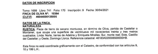Suelo Rústico en venta, Ptda Castelar o Montaner, Oliva - foto 3