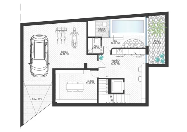 Villa 3 habitaciones 280m² en venta - Cala medina — 19