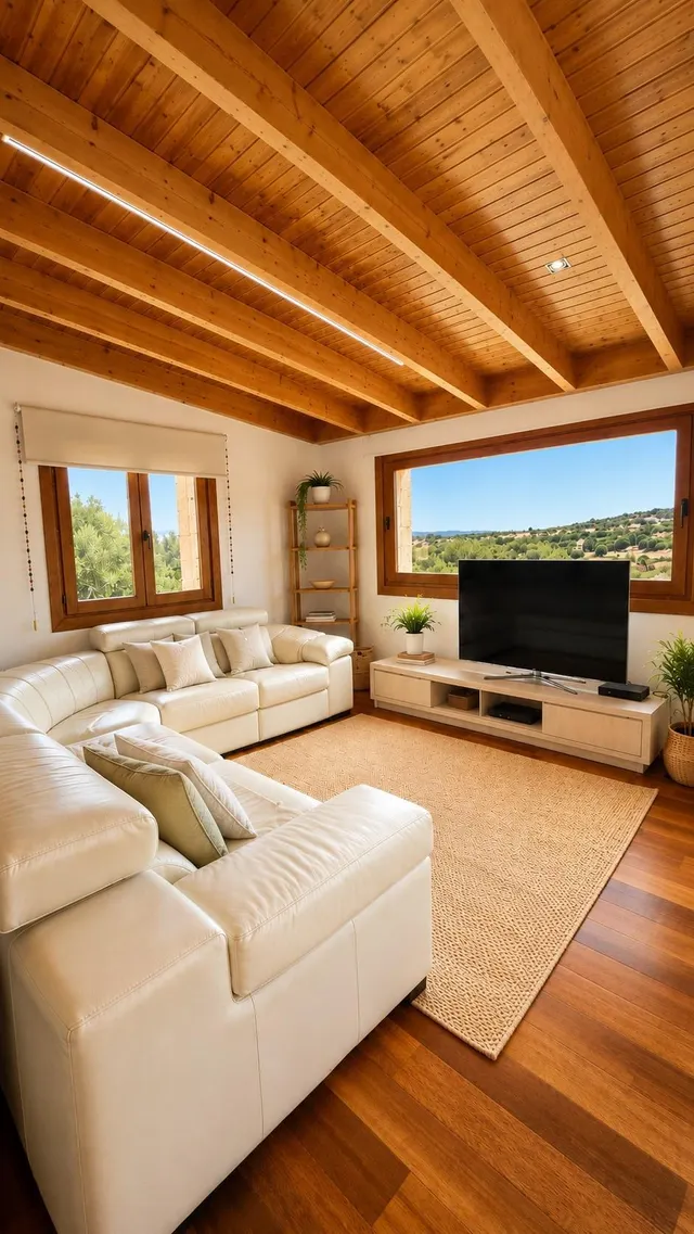 Espectacular finca con piscina infinity y vistas a la Serra de Tramuntana en Alaró — 16