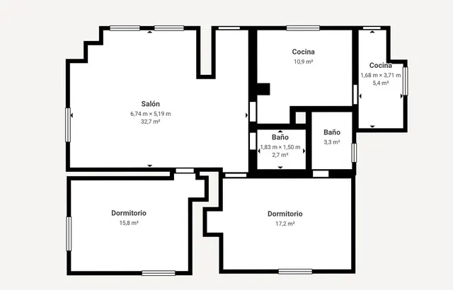 Finca rústica 2 habitaciones 124m² en venta - South of spain — 43
