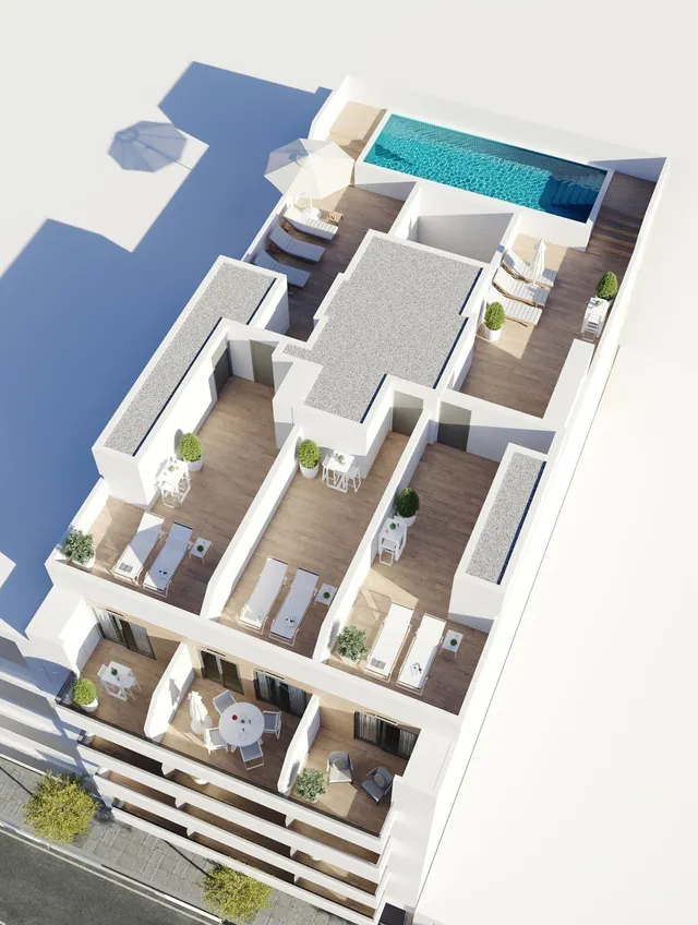 Apartamentos de nueva construcción en Torrevieja A solo 600 m de la Playa del Cura — 12