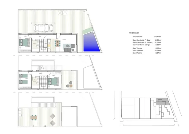 Villa de nueva construcción con piscina privada a solo 700 m - foto 2