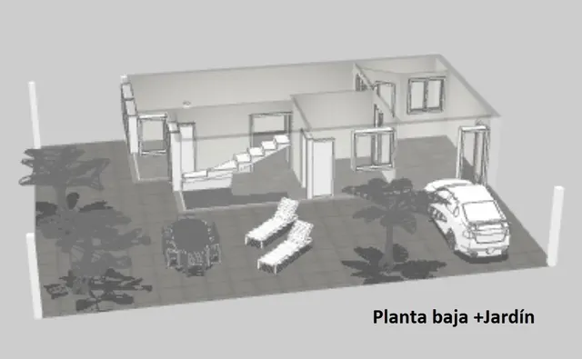 DISFRUTE DEL CENTRO DE GRANADA SIN RENUNCIAR A LAS COMODIDADES DE UNA CASA PAREADA CON JARDIN. — 48