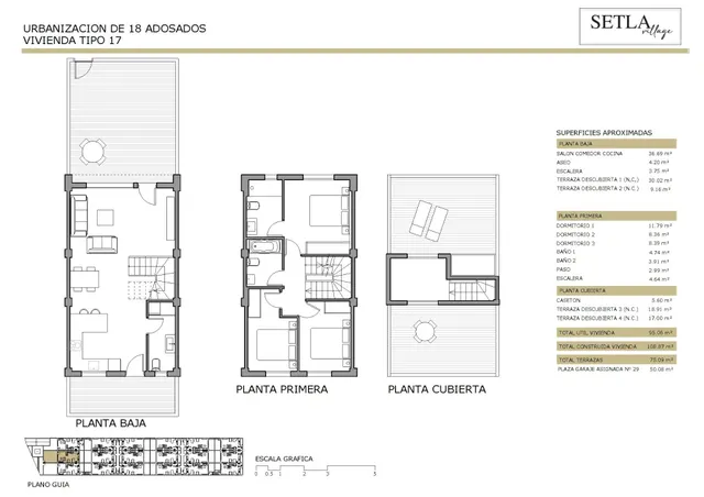 Adosado de obra nueva en Els Poblets con 75 m2 de terrazas, solárium, garaje cerrado y aerotermia | Stela Village, Costa Blanca. — 15