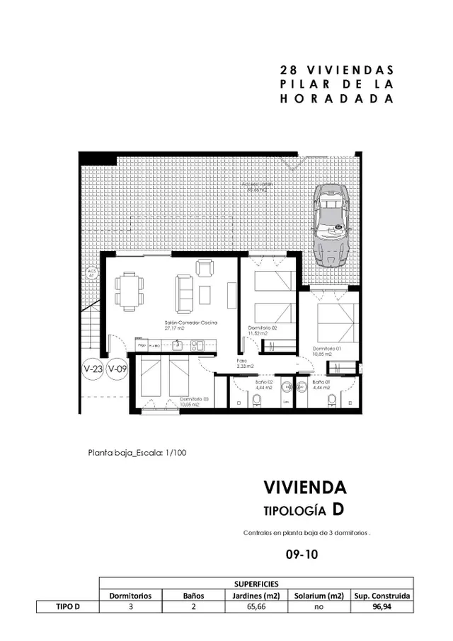 Bungalows de Obra Nueva con Solárium o Jardín en Pilar de la Horadada — 32