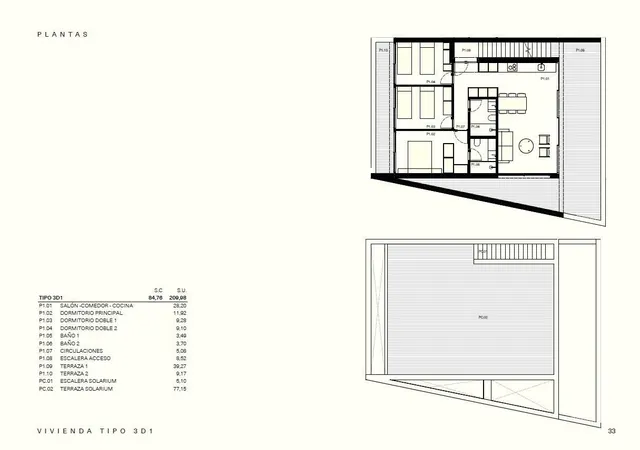 Bungalow 3 habitaciones 84m² en venta - Los balcones — 13