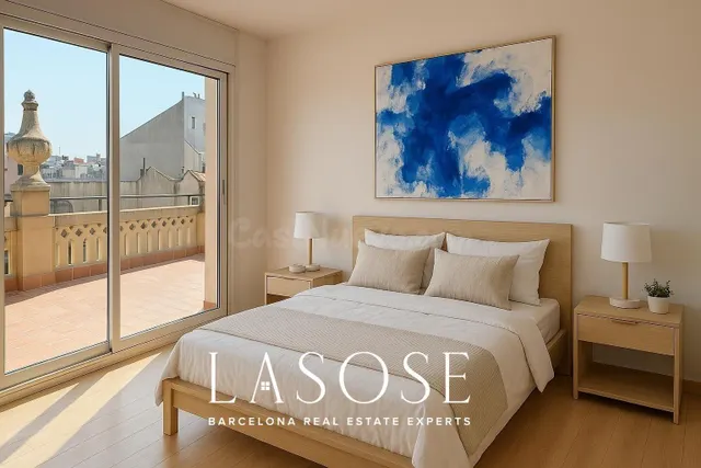 Espectacular ático con terraza y vistas panorámicas de Barce - foto 3