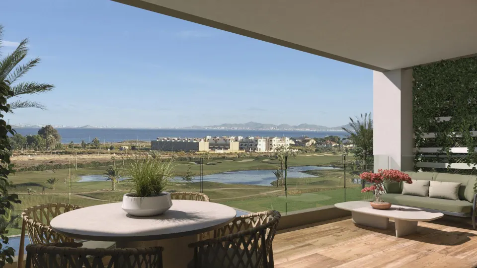 Nuevo Residencial Frente a La Serena Golf en Los Alcázares – Apartamentos y Villas de Obra Nueva