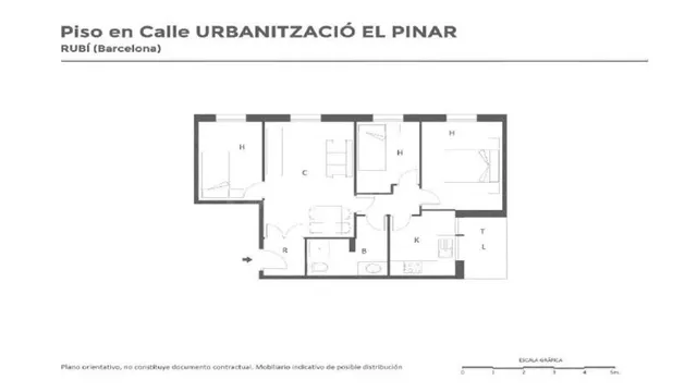 PLANTA BAJA OCUPADA 3 habitaciones 56 M2, ZONA EL PINAR, RUB - foto 2