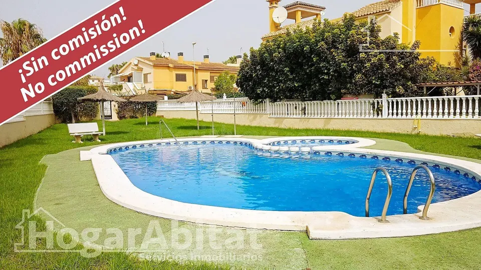 ORIHUELA COSTA-BAJO EN RESIDENCIAL CON GARAJE, PISCINA Y TERRAZA