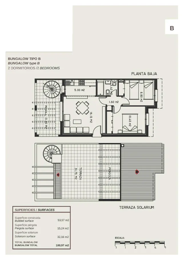Apartamentos bungalow planta alta en calpe — 17