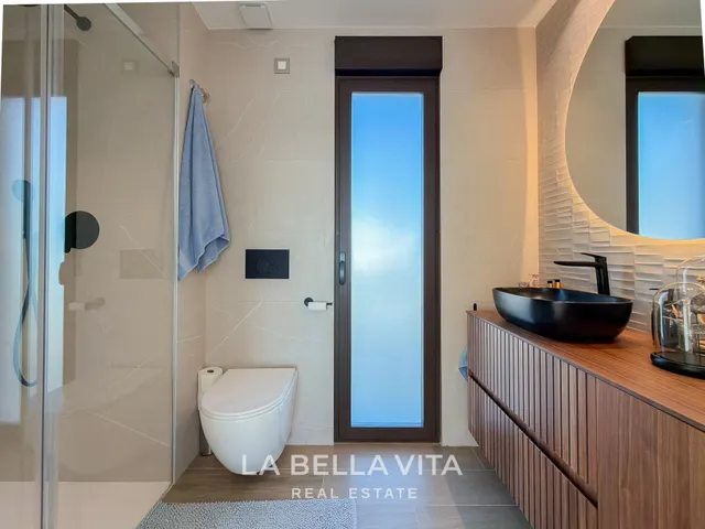 Villa moderna con sótano y piscina privada en venta en Finestrat - Benidorm — 41