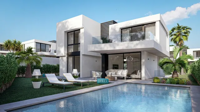 Exclusivas villas de nueva construcción con piscina privada en La Nucía, cerca de Benidorm — 2