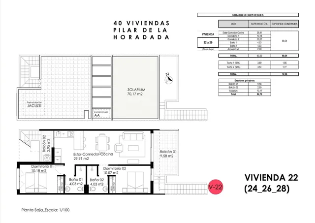 Bungalows modernos de nueva construcción en venta en Pilar de la Horadada — 24