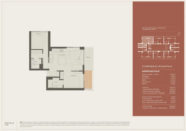 Apartamento 2 habitaciones 67m² en venta - Centro — 15