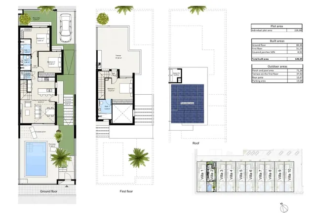 Pareado a la venta de 3 dormitorios en los Nietos, La Manga del Mar Menor. — 26