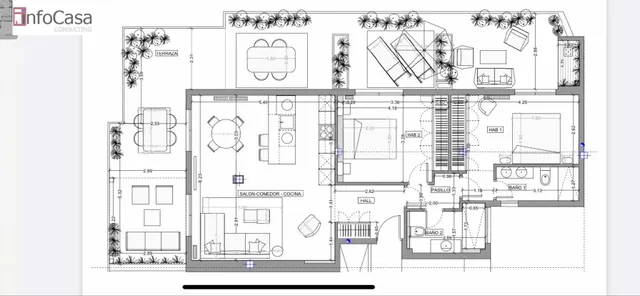 Ático 2 habitaciones 136m² en venta - Castellana