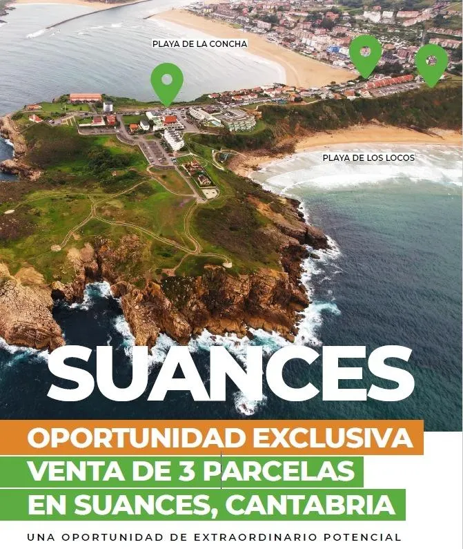 VENTA CONJUNTA DE 3 PARCELAS EN SUANCES