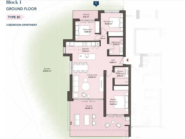 Apartamento 3 habitaciones 137m² en venta - Azata Golf Estepona Oeste — 30