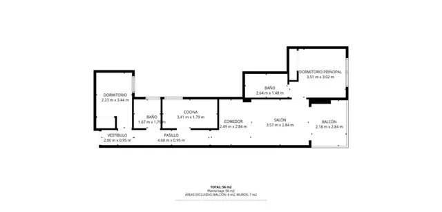 Apartamento 2 habitaciones 78m² en venta - Pueblo — 34