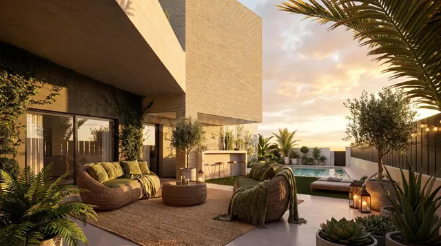 CHALET DE OBRA NUEVA EN BOLNUEVO A 550 M DEL MAR: DISEÑO, LU - foto 2