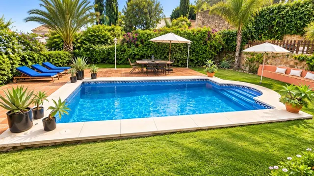 Exclusivo chalet con piscina y jardín en Pinares de San Antón (Málaga) — 8