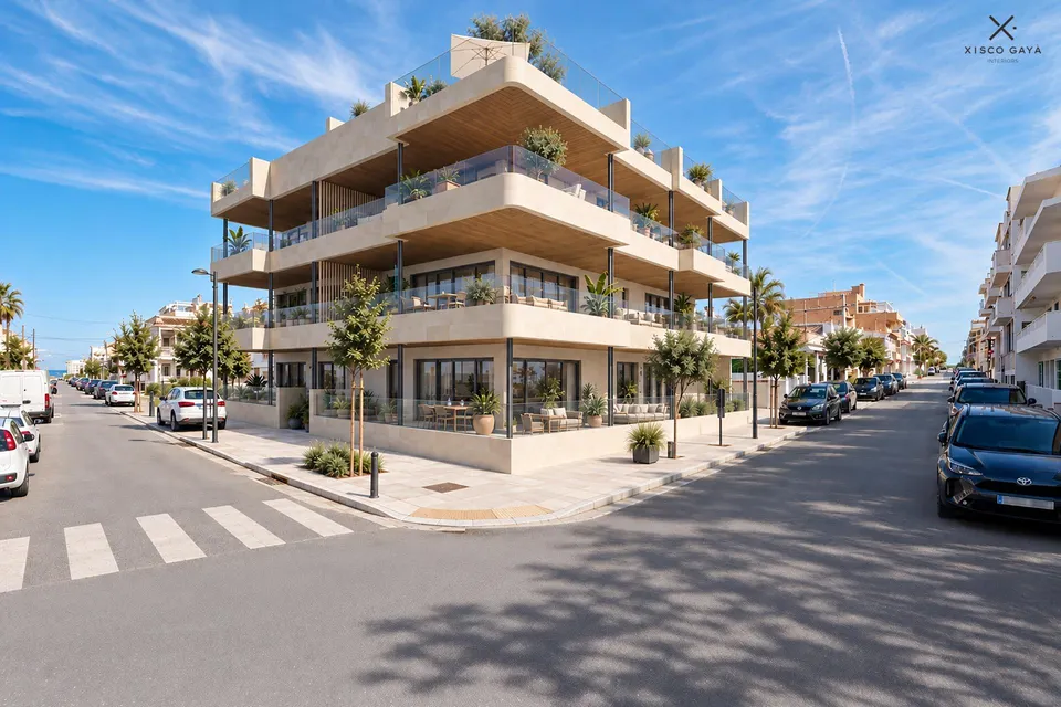 Exclusivo piso de obra nueva con 3 dormitorios, gran terraza y vistas al mar