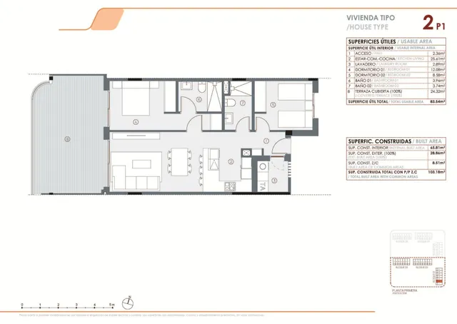Apartamento 2 habitaciones 65m² en venta - El limonar — 19