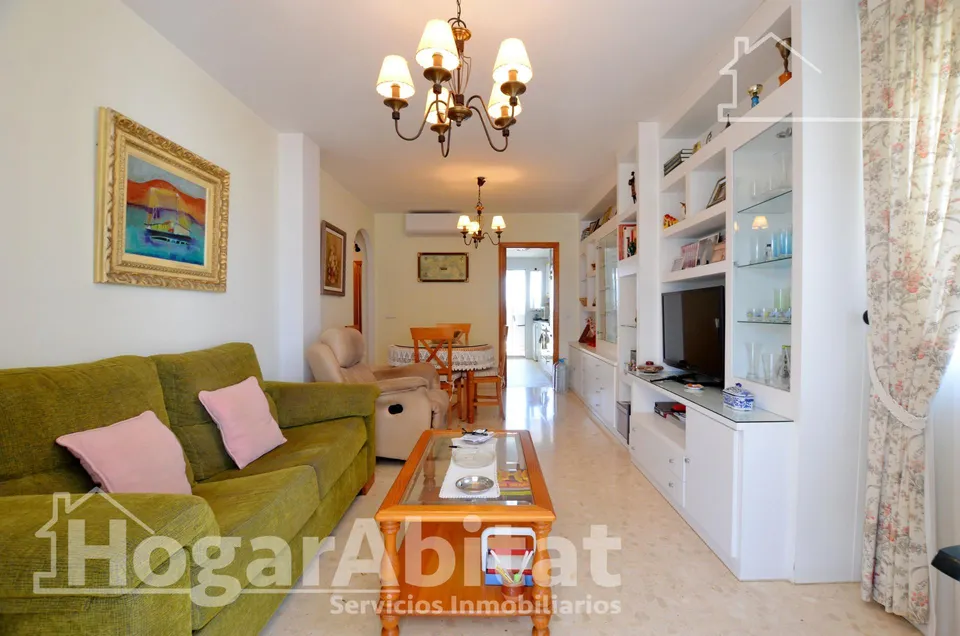 ¡playa de daimus! ático dúplex en residencial con piscina y dos terrazas