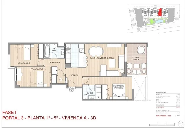 Apartamento 3 habitaciones 112m² en venta - Paseo de Parra — 11
