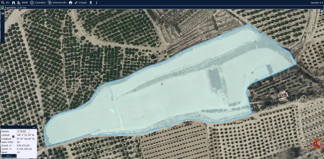 TERRENO RUSTICO EN ORIHUELA  TOTALMENTE VALLADO CON NAVE — 7