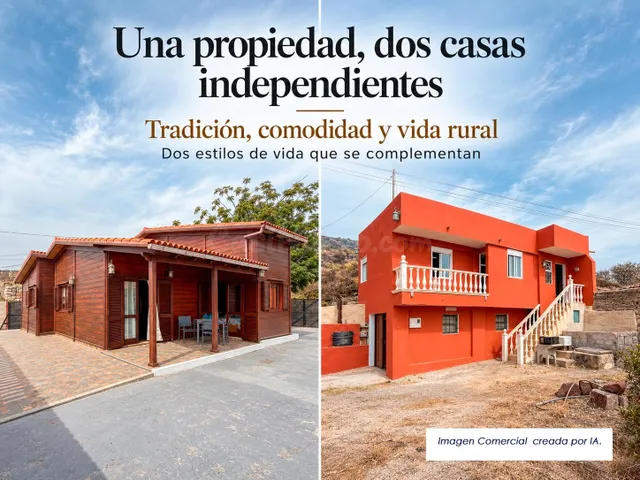 Dos casas independientes en una misma finca en La Medida- Gü