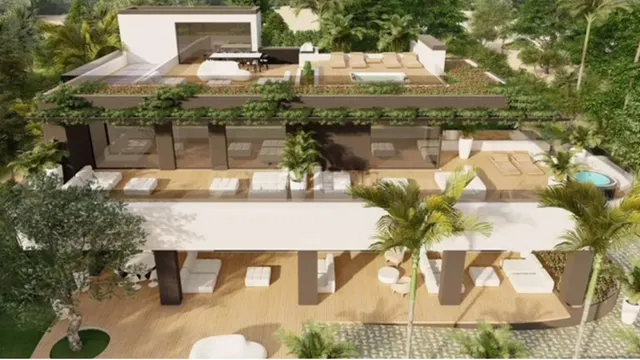 Terreno con licencia para villa frente al mar en Marbella Es - foto 4