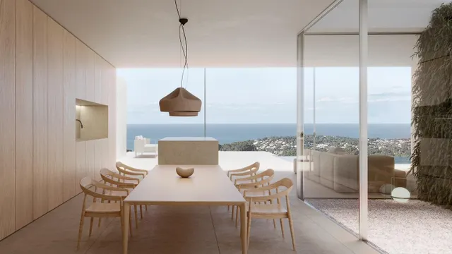 VILLA DE NUEVA CONSTRUCCIÓN CON VISTAS PANORÁMICAS AL MAR — 2