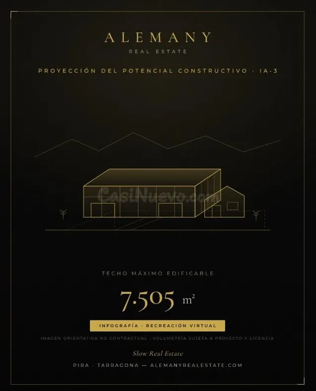 SOLAR INDUSTRIAL DE 9.382 M2 EN PIRA