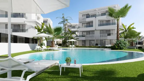 APARTAMENTOS DE OBRA NUEVA EN COMPLEJO PRIVADO EN LA PROVINCIA DE MURCIA