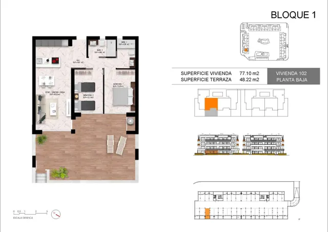 Apartamento 2 habitaciones 81m² en venta - Torretas — 10
