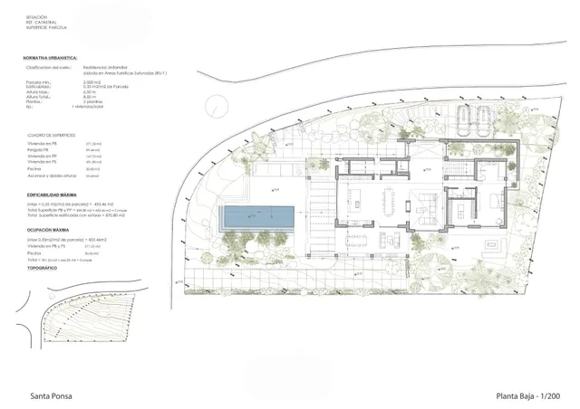 Parcela urbana con proyecto y licencia para villa de lujo en Santa Ponça — 12
