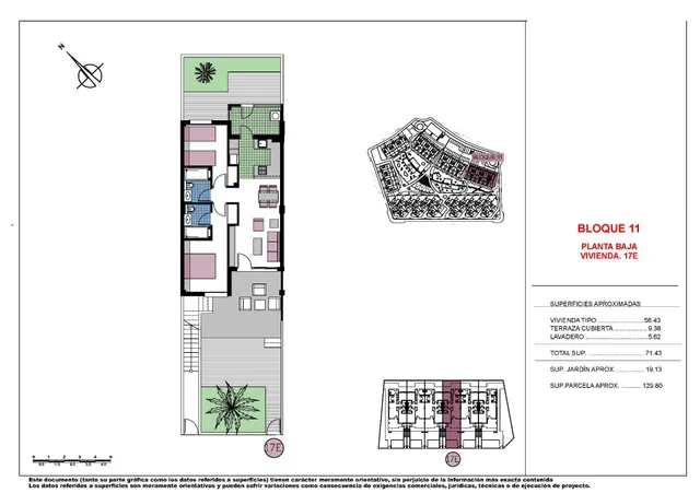 Bungalow 2 habitaciones 71m² en venta - Mil Palmeras — 7