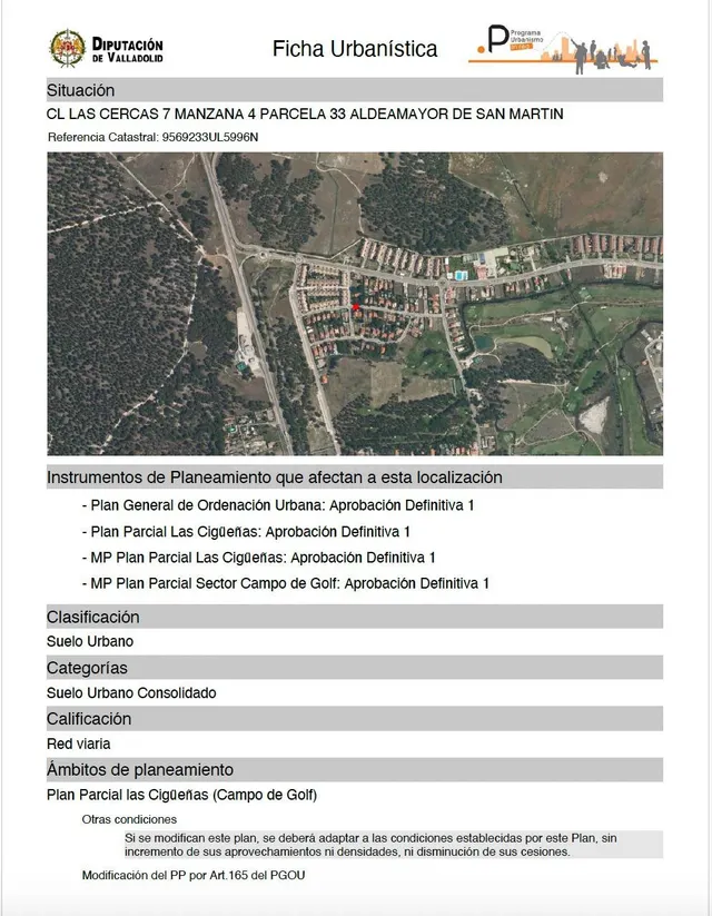 Terreno urbano edificable en Aldeamayor Golf – Calle Cercas - foto 5