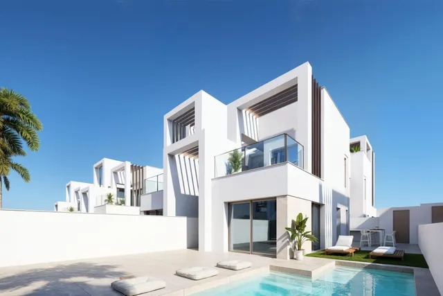 Villas de nueva construcción con piscina privada en Serena Golf-Los Alcázares — 7