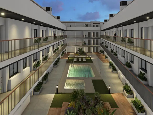 PISO CON MÁXIMA CALIDAD DE OBRA NUEVA SIN ESTRENAR CON 2 DORMITORIOS Y 2 BAÑOS CON TERRAZA DE 17 M2, GARAJE, TRASTERO Y PISCINA EN CHURRIANA DE LA VEGA — 14