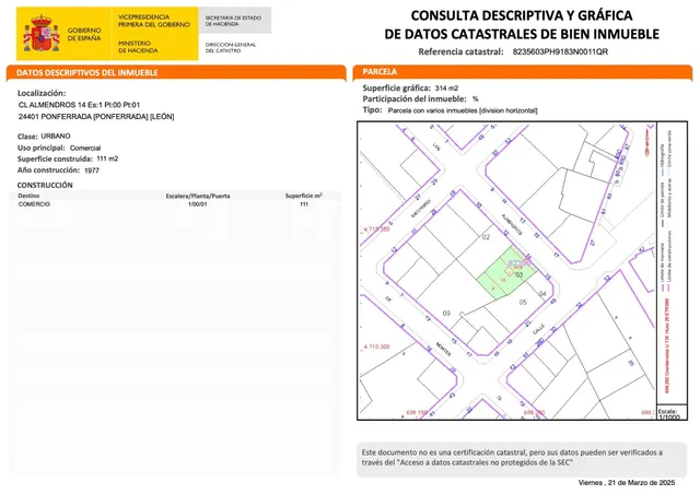 Amplio Local Comercial en la Zona Alta de Ponferrada — 27